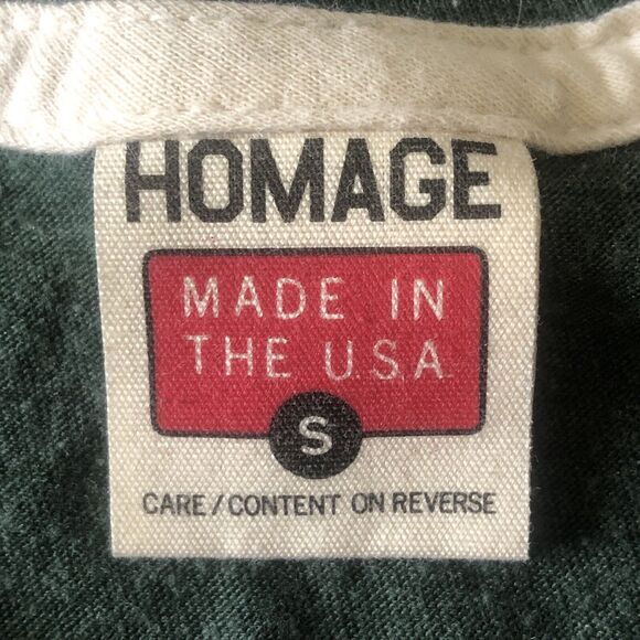 Homage Mens Merry Christmas Ya Filthy Animal Green  T-Shirt Size Small - Picture 3 of 12